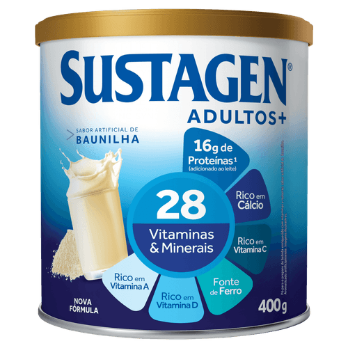 Complemento Alimentar Sustagen Adultos+ 400g - Sustagen