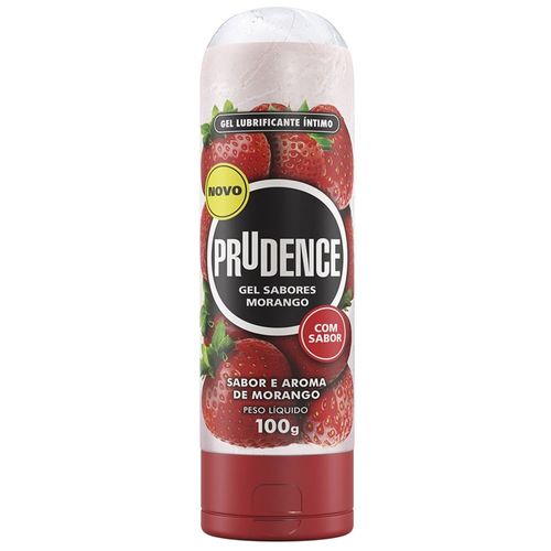 Lubrificante Intimo Prudence Gel Morango 100g - Prudence
