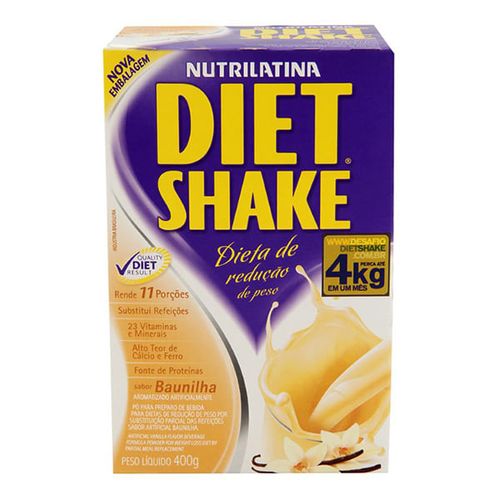 Substituto de Refeição Diet Shake Tradicional Baunilha 400G