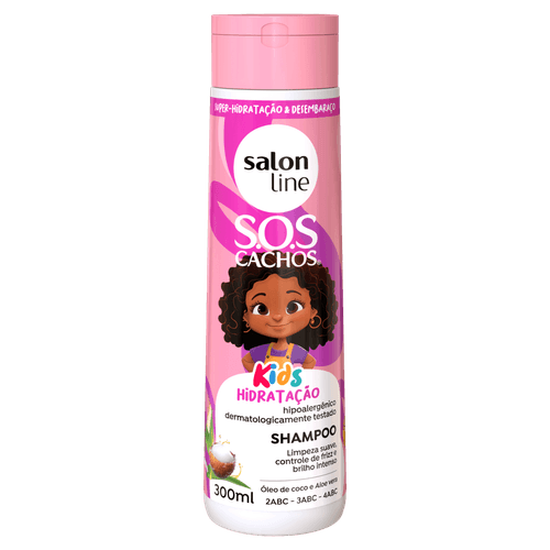 Shampoo Salon Line Sos Cacho Kids 300Ml - Salon Line