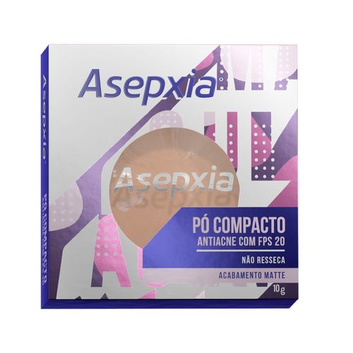 Pó Compacto Asepxia Bege Claro 10g - Asepxia