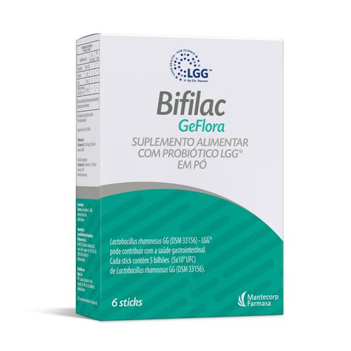 Probiotico Bifilac Geflora 6 Stick Po - Bifilac