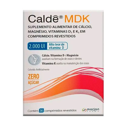 Suplemento Alimentar Marjan Caldê Mdk 30 Comprimidos - Marjan