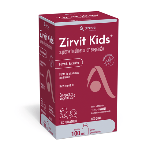 Vitamina Infantil Arese Zirvit Kids 100ml - Arese
