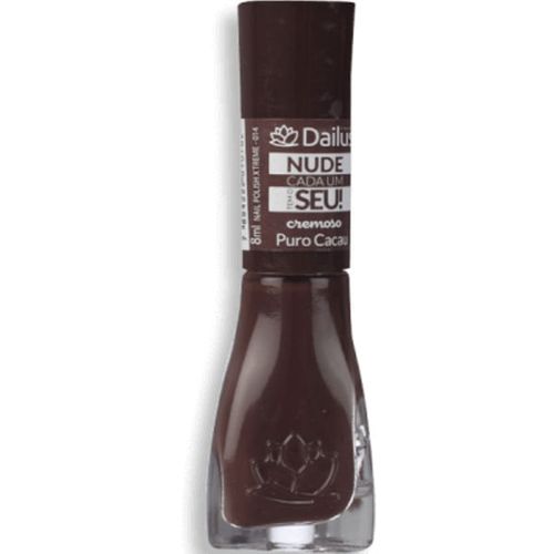 Esmalte Dailus Nude Cada Um Tem O Seu Puro Cacau 8ml - Dailus