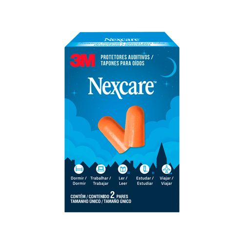 Protetor Auditivo Nexcare 02 Pares - Nexcare