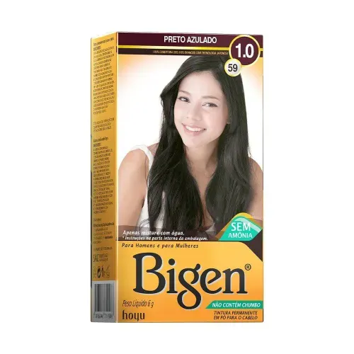 Tintura Capilar Bigen 59 Preto Azulado - Bigen