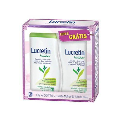 Sabonete Líquido Lucretin Cha Verde 200ml - Lucretin
