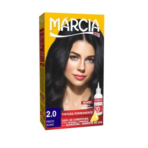 Tintura Marcia 2.0 Preto Suave 30Ml - Marcia Cosmeticos