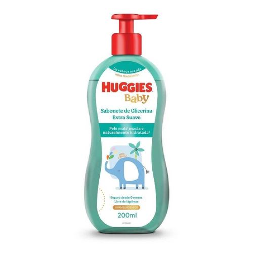 Sabonete Líquido Huggies Extra Suave 200ml - Huggies