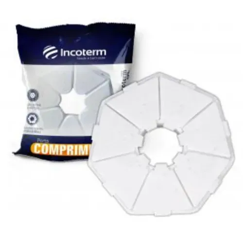 Porta Comprimidos Incoterm Básico Branco - Incoterm