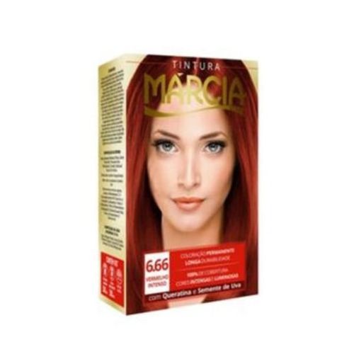 Tintura Marcia Creme Vermelho Intenso 50G - Marcia Cosmeticos