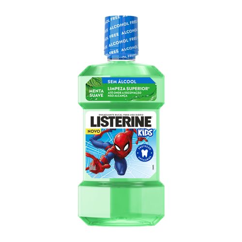 Enxaguante Bucal Listerine Kids Menta Suave Zero Álcool 250ml
