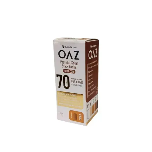 Oaz Protetor Solar em Stick Facial com Cor Fps70 14ml - Cor 3