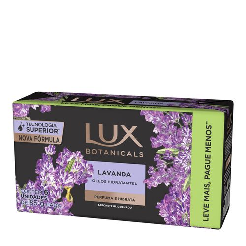 Kit Sabonete em Barra Lux Botanicals Lírio Azul 6 Unidades 85g Cada