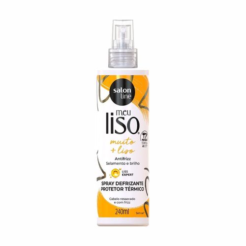Spray Defrizante Salon Line Meu Liso Muito + Liso Protetor Térmico 240ml