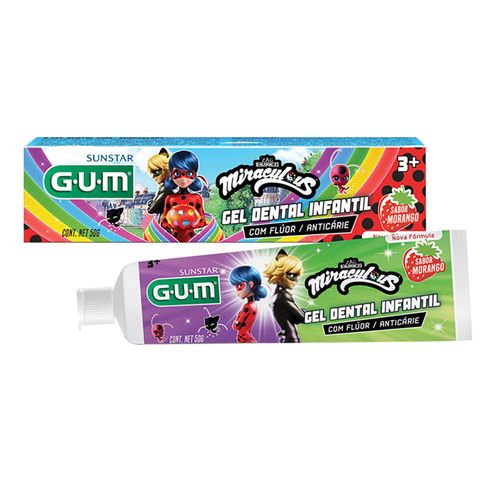 Creme Dental Gum Miraculous Morango 50g - Gum