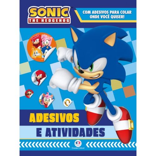 Livro de Atividades Sonic 32 Páginas - Ciranda Cultural