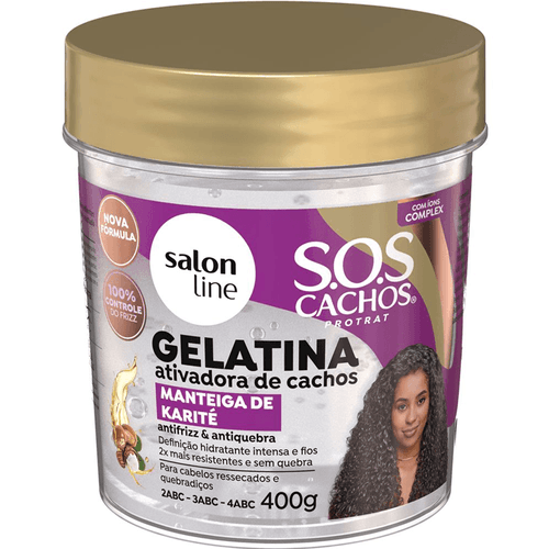 Gelatina Ativadora de Cachos Salon Line 400g