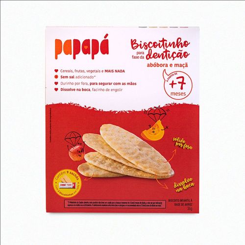 Biscoito de Dentição Papapá 36g - Papapá