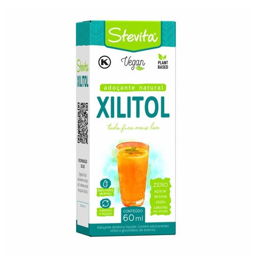 Adoçante Stevita Xilitol e Stevia 60ml - Stevita