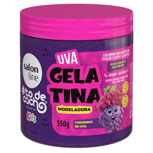 Gelatina Modeladora Salon Line Uva 550g - Salon Line