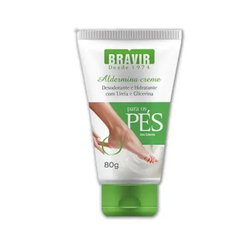 Hidratante para Pés Aldermina Bravir 80g