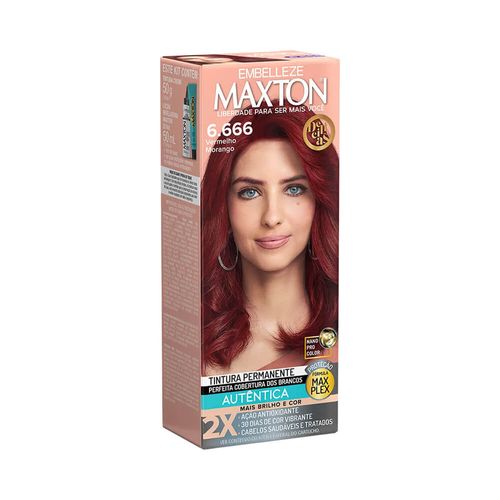 Coloração Permanente Maxton 6.666 50g - Maxton