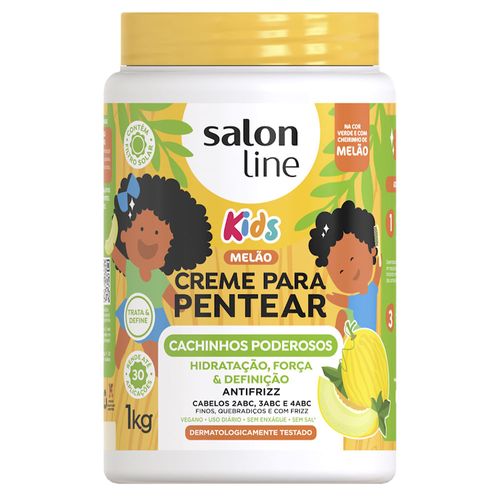 Creme para Pentear Salon Line Kids Melão 1kg - Salon Line