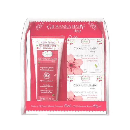 Kit de Limpeza Giovanna Baby Cherry 50ml - Giovanna Baby