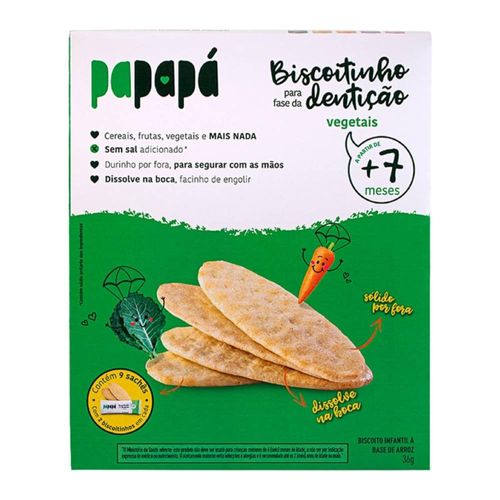 Biscoito Dentição Papapá 36g - Papapá