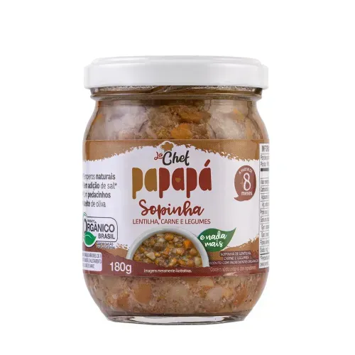 Papinha Orgânica Papapá 180g - Papapá