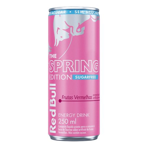 Bebida Energética Red Bull Spring Edition Frutas Vermelhas Zero 250ml - Red Bull