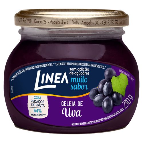 Geleia Linea 230g Zero Açúcar - Linea