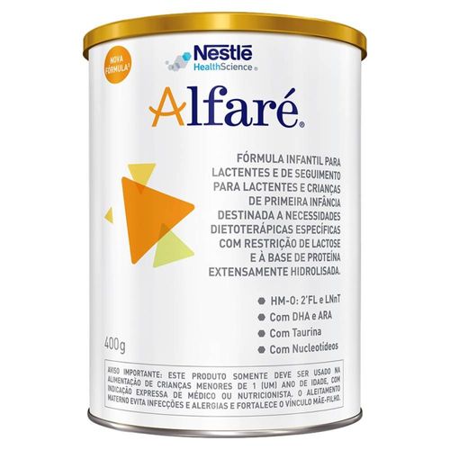 Fórmula Infantil Alfaré Nestlé 400g Sem Lactose - Nestlé