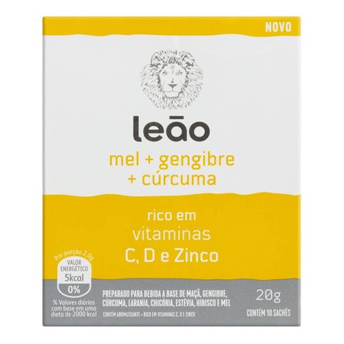 Chá Vitamínico Cha Leao 10 Sachês - Leão