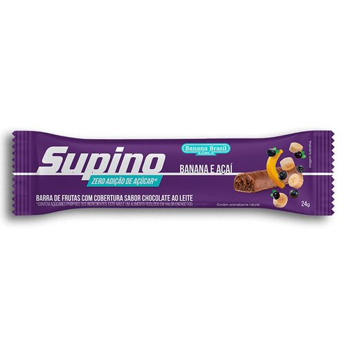 Lanche Supino Zero Banana e Açaí 24g - Banana Brasil