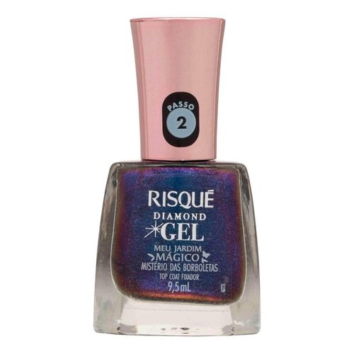 Esmalte Risqué Diamond Gel 9,5ml Roxo - Risqué
