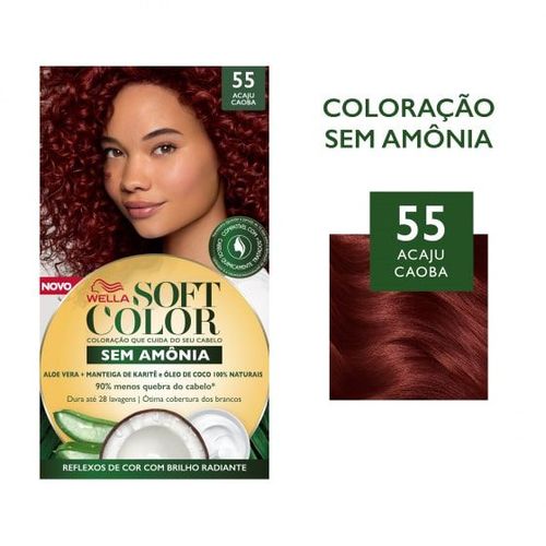 Tintura Soft Color 55 Acajú 60ml - Soft Color