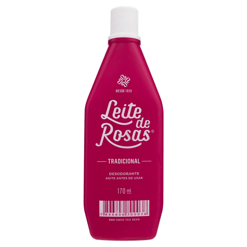 Desodorante Leite Rosa Tradicional 170Ml - Leite De Rosas