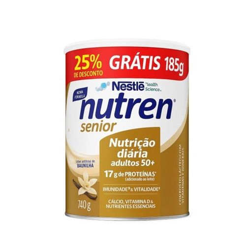 Nutren Senior Baunilha Suplemento em Pó 740g Nestlé