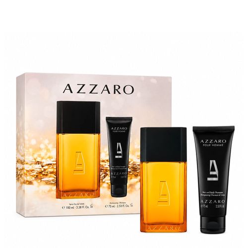 Kit Azzaro Pour Homme Eau de Toilette Masculino 100ml + Shampoo