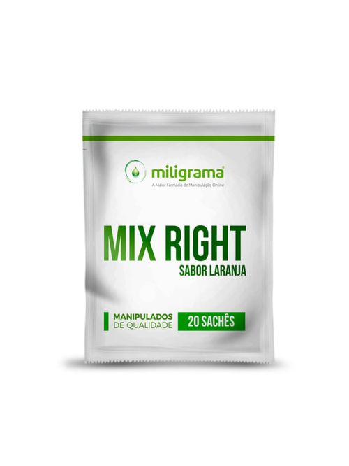 Mix Right 10g 20 Sachês Sabor Laranja