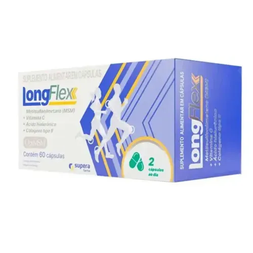Suplemento Alimentar LongFlex 60 cápsulas - Supera Farma