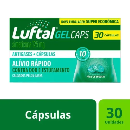 LUFTAL GEL CAPS 30 CAPSULAS