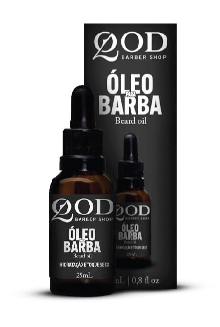 Óleo para barba QOD toque seco - 25ml