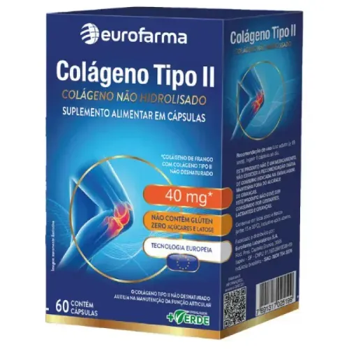 Colageno Ultra Tipo II - 60 Cápsulas