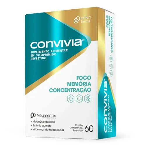 Vitamina Cellera Suplemento Alimentar Convivia 60 Comprimidos - Cellera