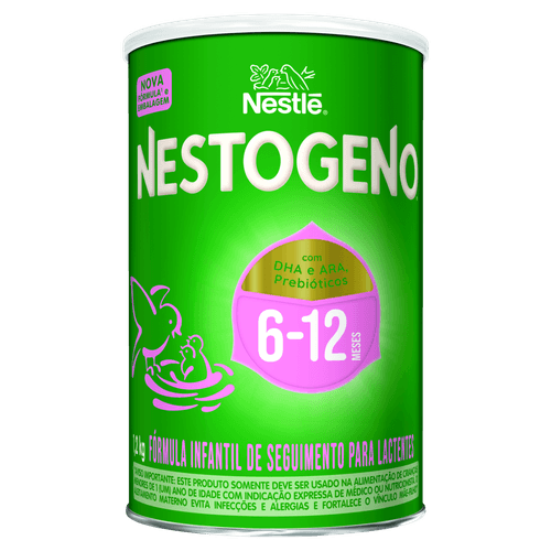 Fórmula Infantil Nestogeno 2 de 6 a 12 Meses com DHA e ARA 1,2kg