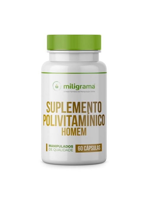 Suplemento Polivitamínico Homem de A a Zinco 60 Cápsulas